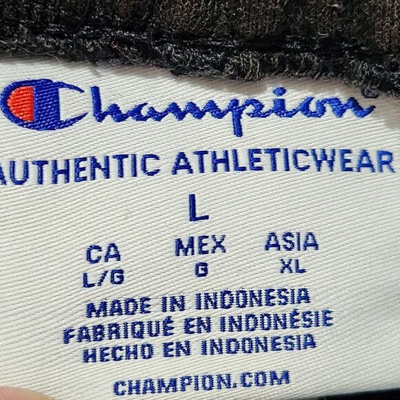 Champion Pants Size Large Solar Wash Color Elastic Waist With Pockets - Picture 7 of 10